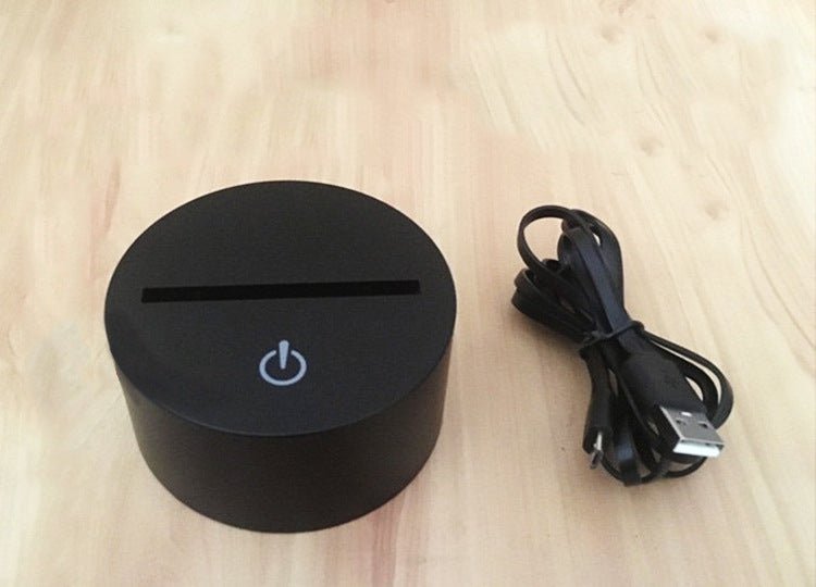 Simple Love Colorful 3D Touch Night Light - Zambeel