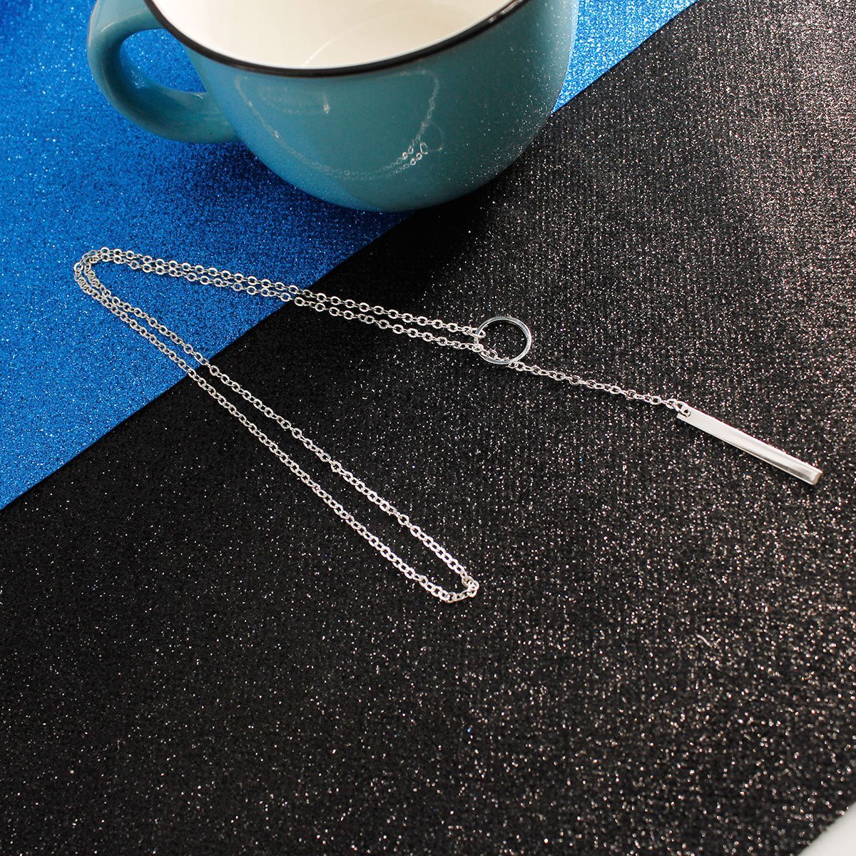 Simple Personality Circle Short Necklace For Women - Zambeel