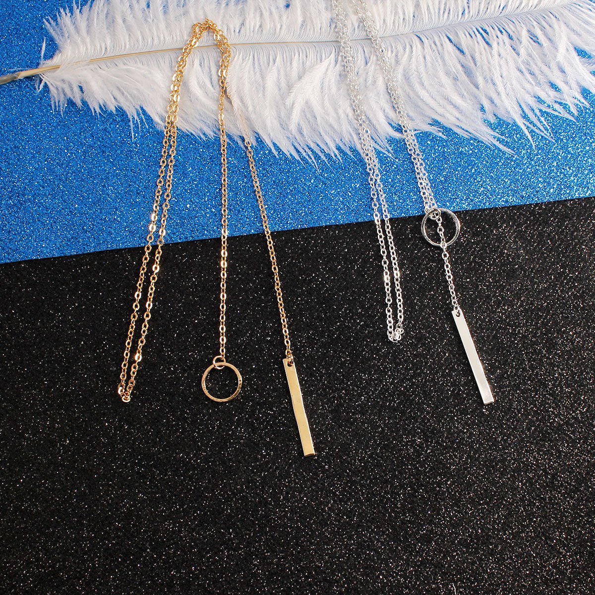 Simple Personality Circle Short Necklace For Women - Zambeel