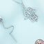 Simple Sterling Silver S925 Fatima Hand Necklace - Zambeel