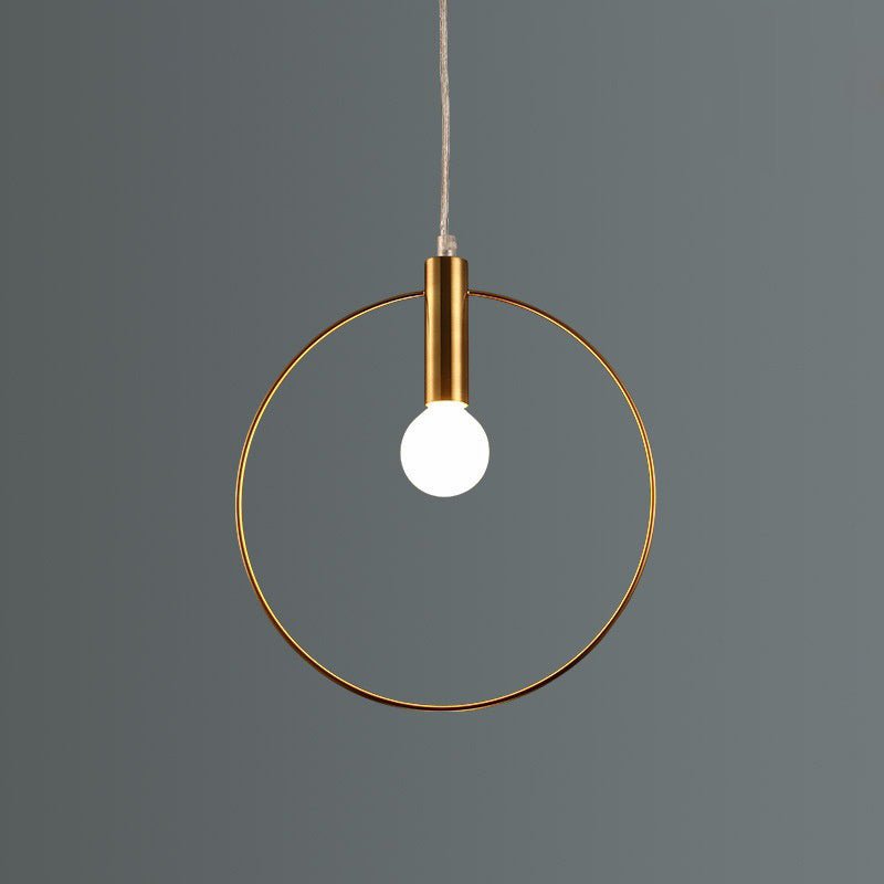 Simple Wrought Iron Post - Modern Chandelier - Zambeel