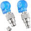 Skull Bike Tire Led Light Blue - Zambeel