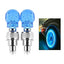 Skull Bike Tire Led Light Blue - Zambeel