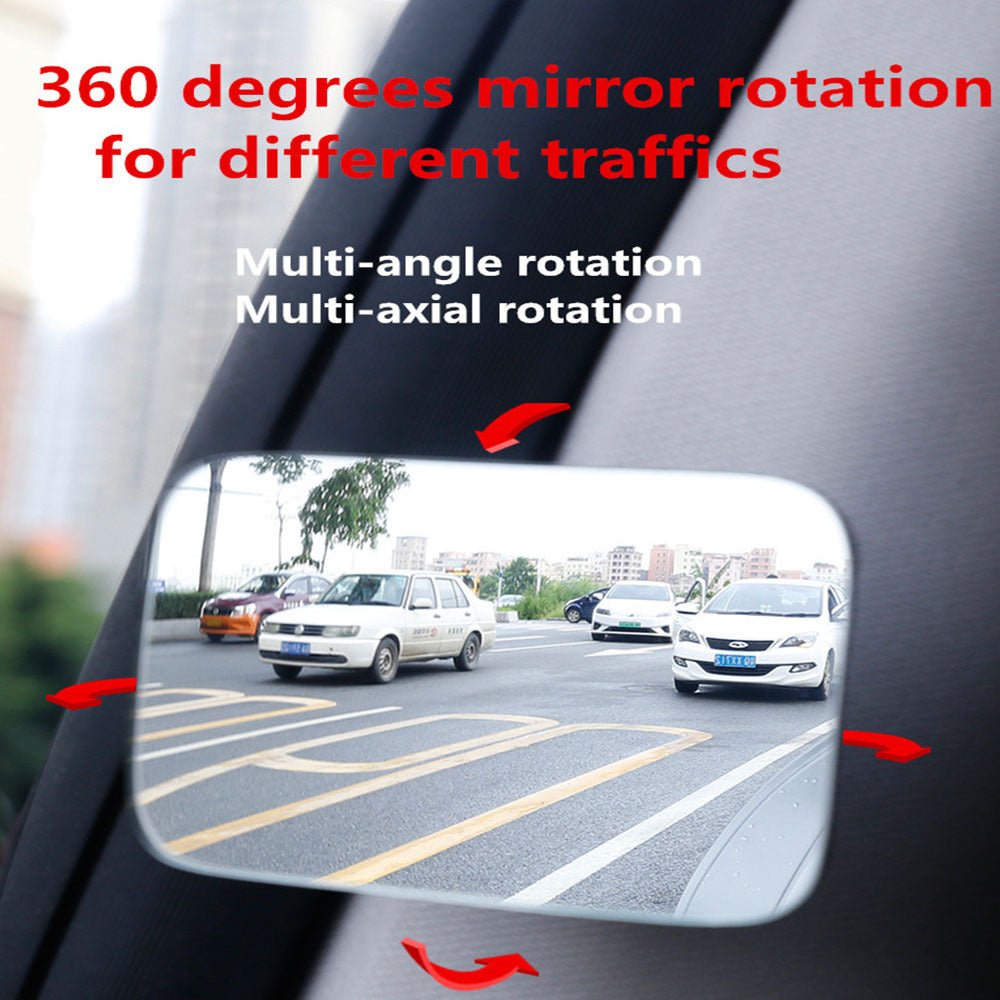 Small Round Mirrors For The Blind Spot Of Front And Rear Wheels - Zambeel