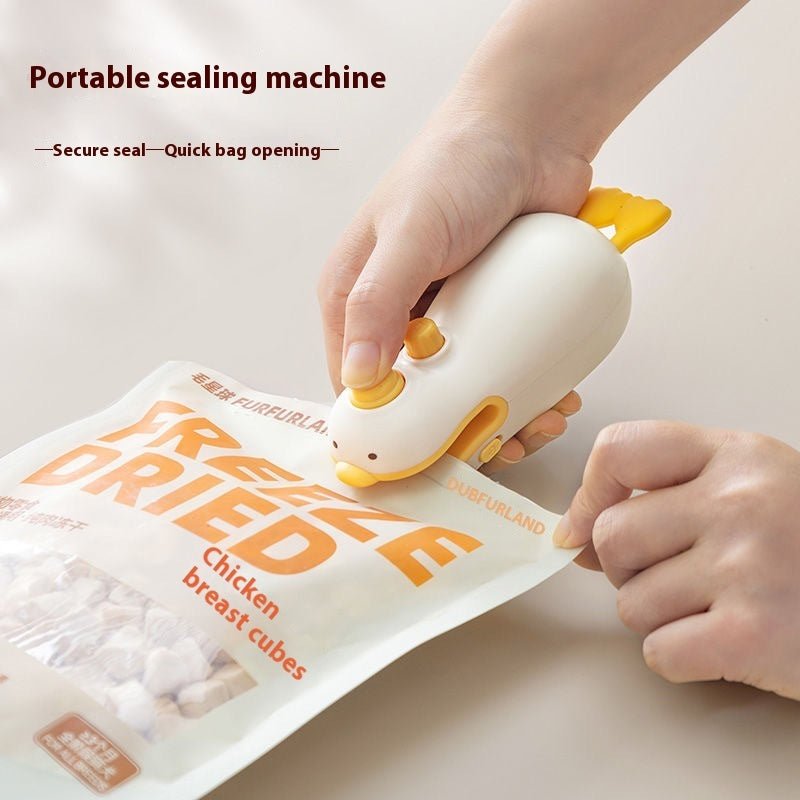 Small Yellow Duck Rechargeable Sealing Machine - Zambeel