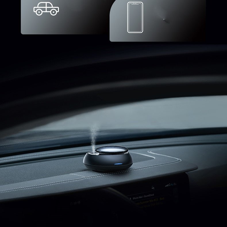 Smart Atomizing Round Aromatherapy Perfume Ornament In Car - Zambeel
