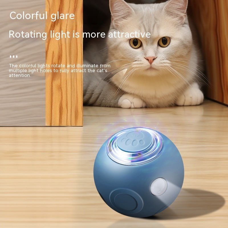 Smart Cat Pet Ball Automatic Obstacle Avoidance Rotating Luminous - Zambeel