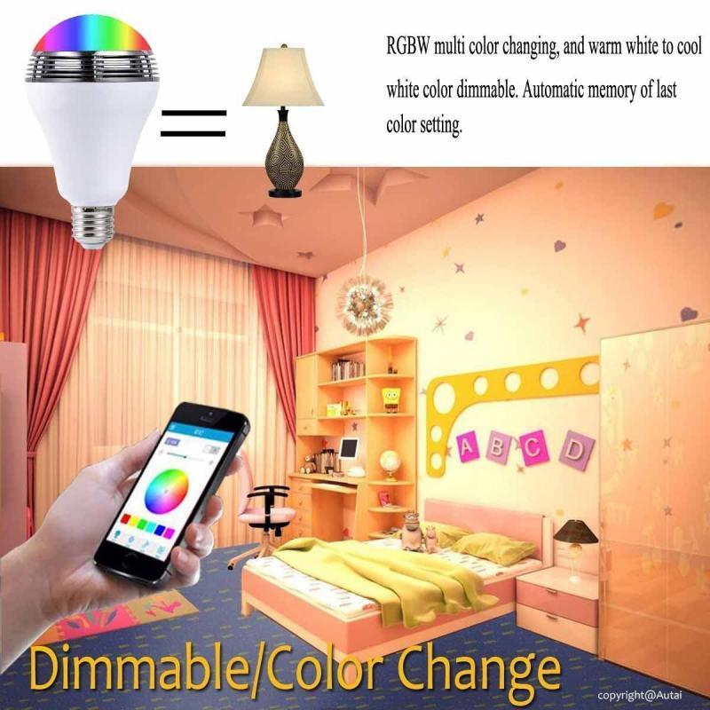 Smart LED Colorful Bulb Bluetooth Wireless Speaker - Zambeel