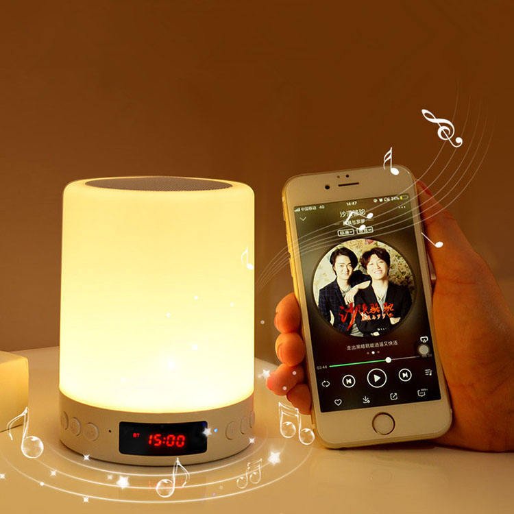 Smart music Speaker Night Light with Alarm - Zambeel
