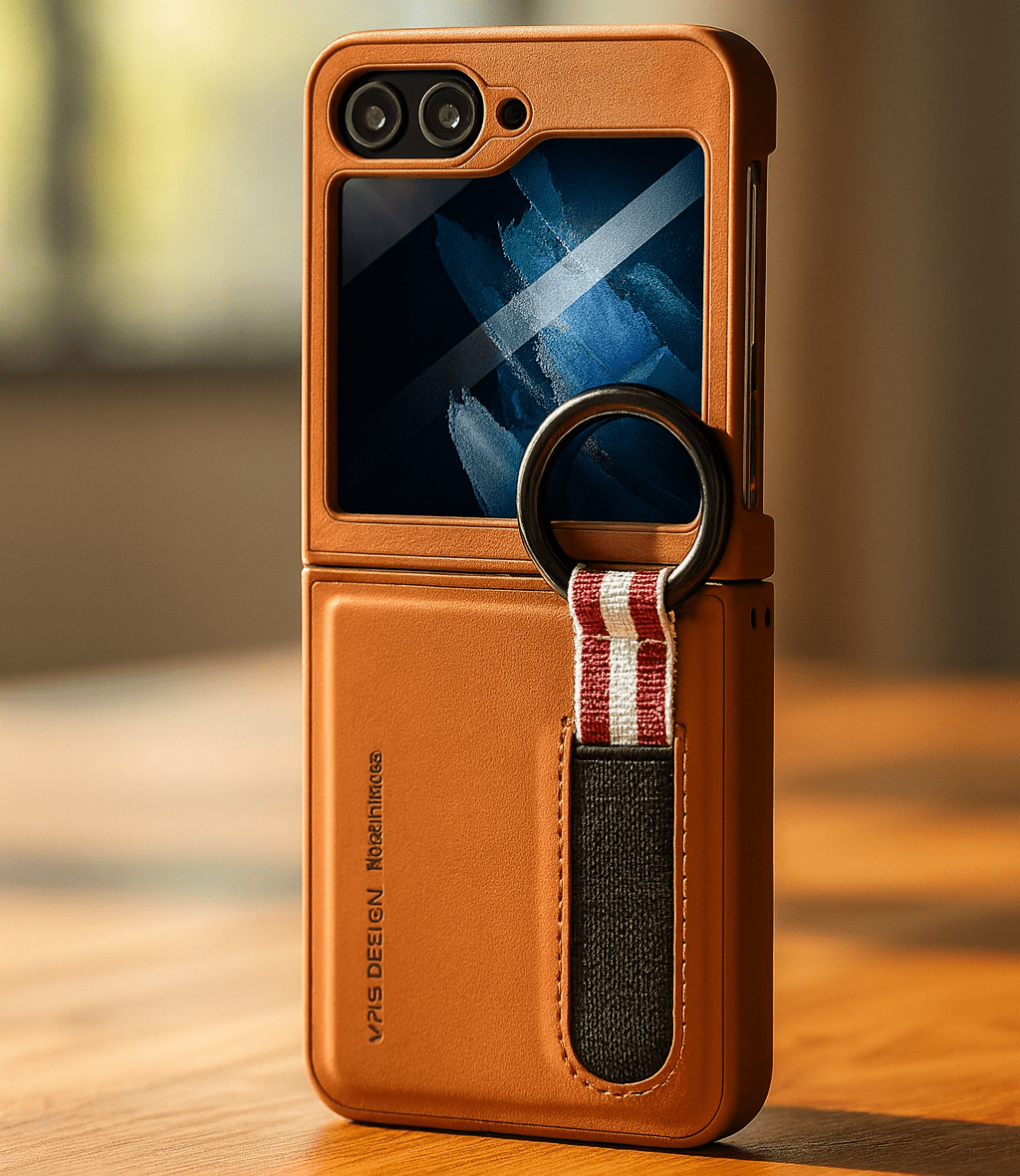 Smart Ring Wallet Case for Flip Phones - Zambeel