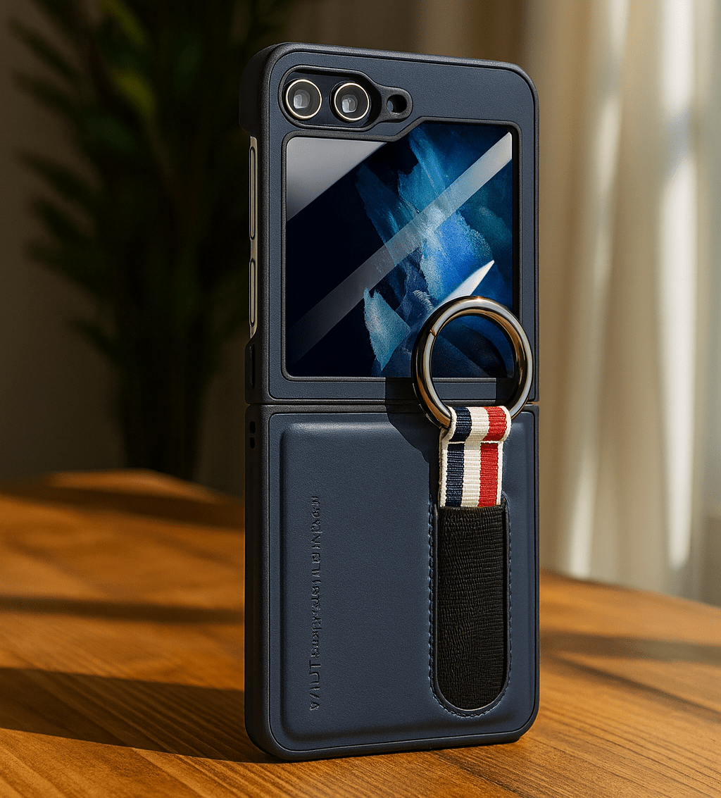 Smart Ring Wallet Case for Flip Phones - Zambeel