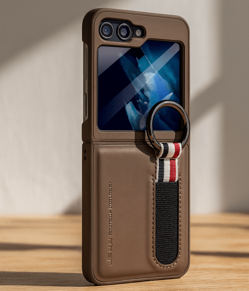 Smart Ring Wallet Case for Flip Phones - Zambeel