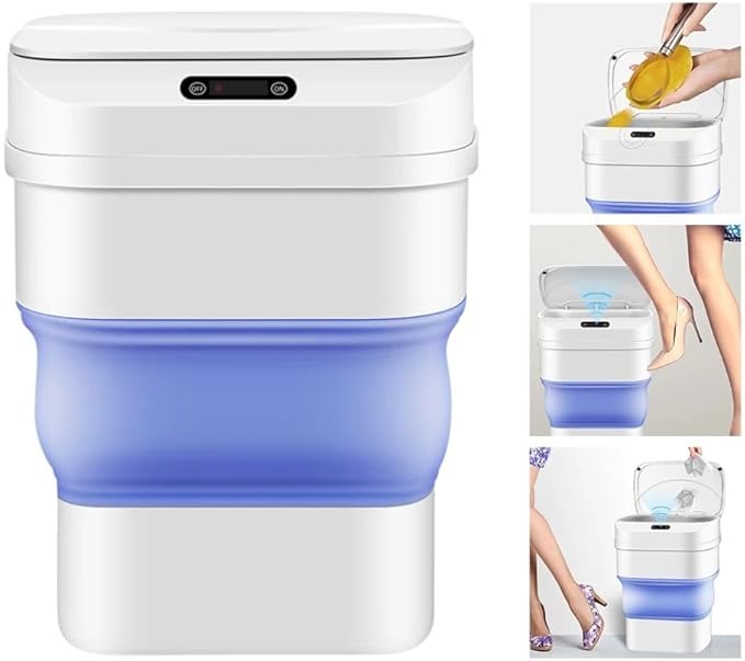 Smart Sensor Folding Infrared Trash Can - Zambeel