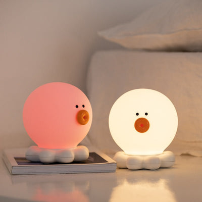 Smart Sensor Small Octopus Silicone Pat USB Night Light Table Lamp - Zambeel