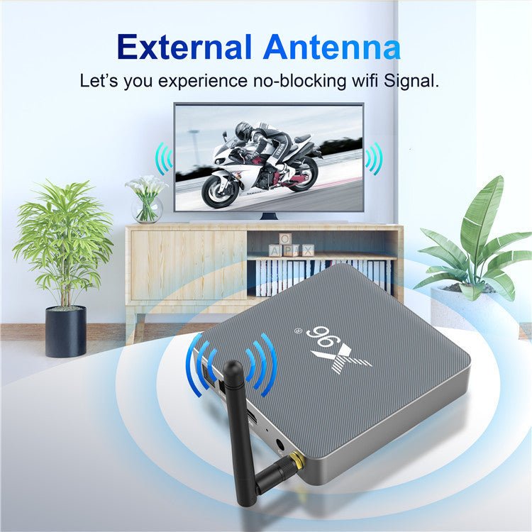 Smart Voice Set - top Box Dual Band WiFi Bluetooth - Zambeel