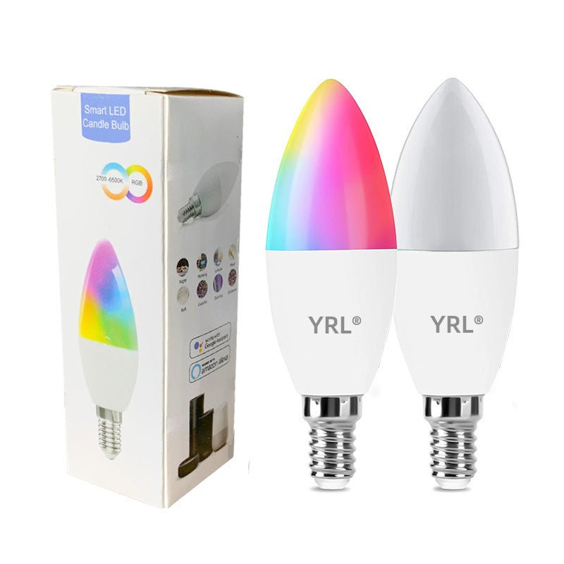 Smart WifI Led Lamp E14 RGB CW WW Led Bulb Dimmable 85 - 265V Voice Control Light Bulbs Alexa Google Home For Home Decorative - Zambeel