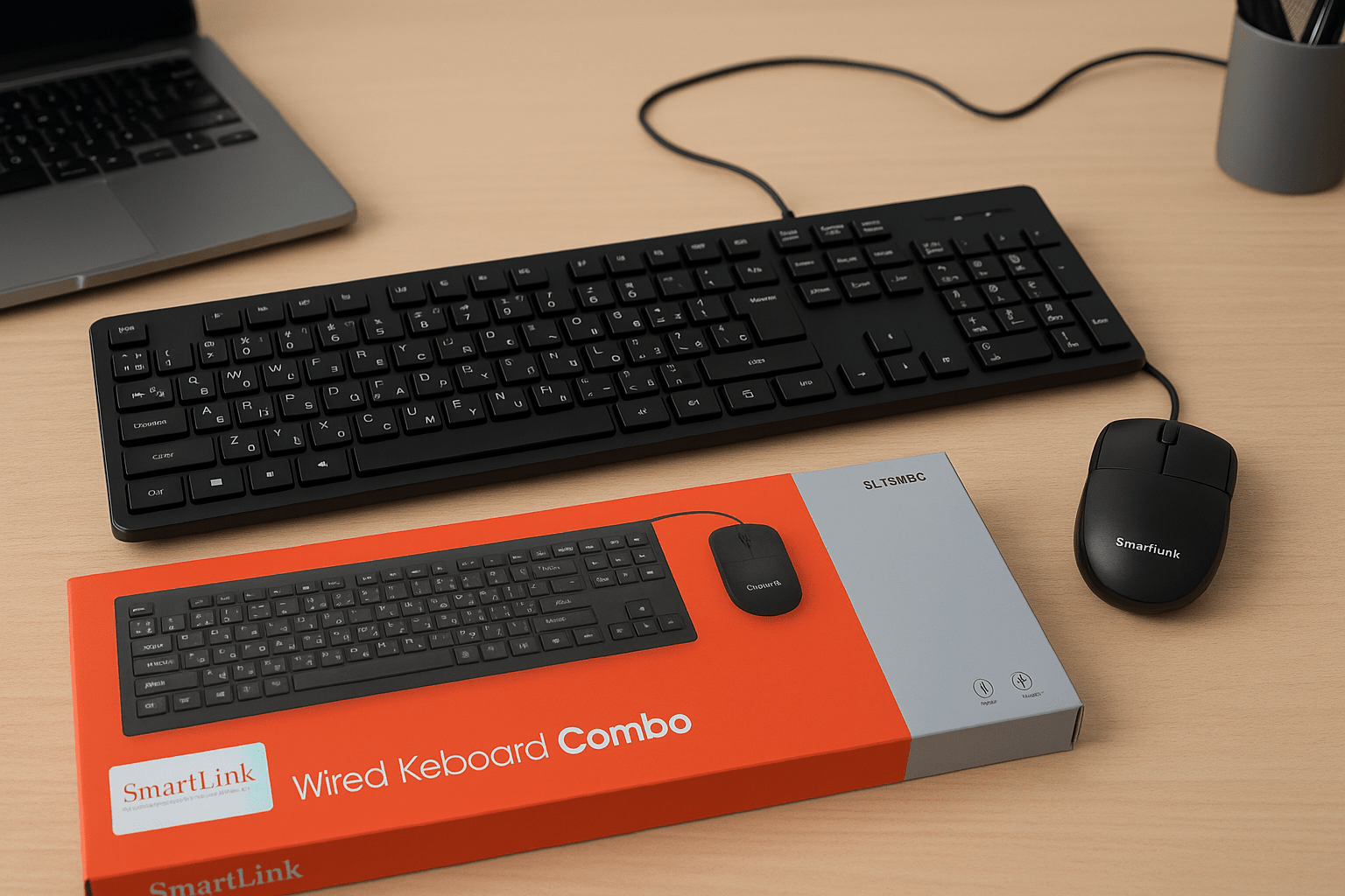 SmartLink - Wired Keyboard Combo - Zambeel