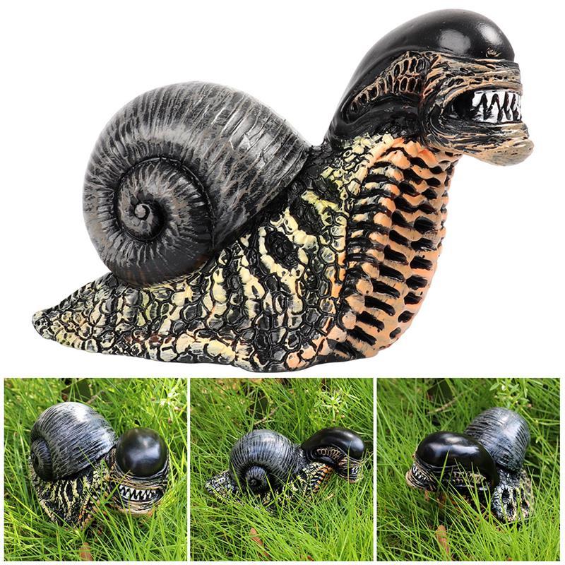 Snail Home Decoration Garden Design Evil Snail Resin Crafts Snail Decoration - Zambeel