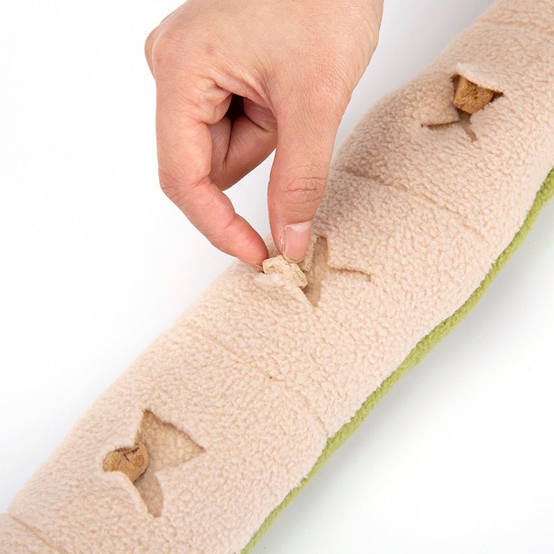 Snake Snuffle Toy For Dogs Pet Slow Feeder, Feeder Puzzle, Nosework Toys, Dog Enrichment Puzzle - Zambeel