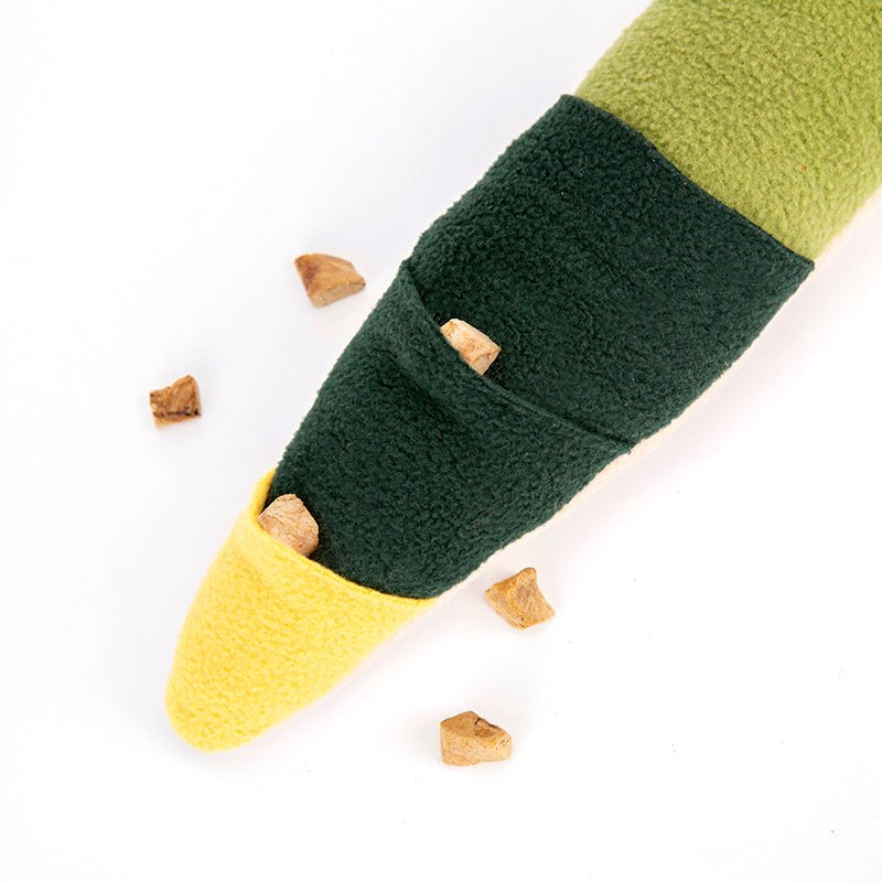 Snake Snuffle Toy For Dogs Pet Slow Feeder, Feeder Puzzle, Nosework Toys, Dog Enrichment Puzzle - Zambeel