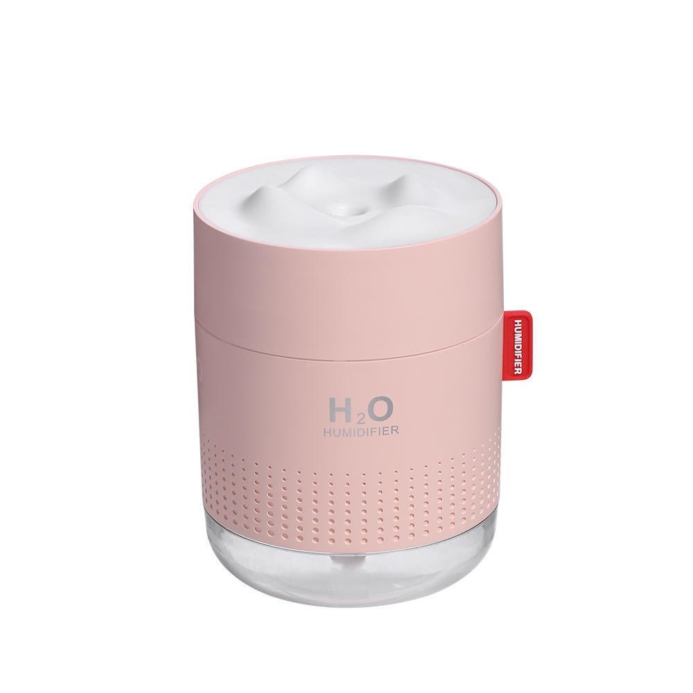 Snow Mountain Humidifier Mini Portable 500m Cool Mist Desktop Personal Air Ultrasonic Diffuser With Romantic Night Lamp - Zambeel