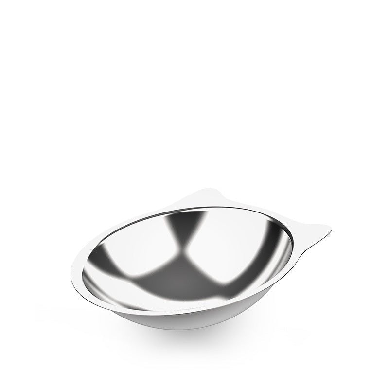 Soft And Cute Non - Slip Stainless Steel Cat Bowl - Zambeel