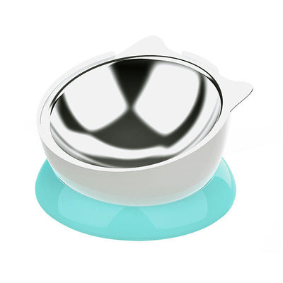 Soft And Cute Non - Slip Stainless Steel Cat Bowl - Zambeel