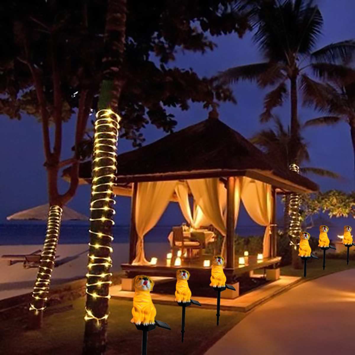 Solar Animal Dog Light - Zambeel