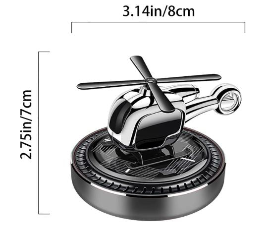 Solar Helicopter Car Air Freshener - Zambeel