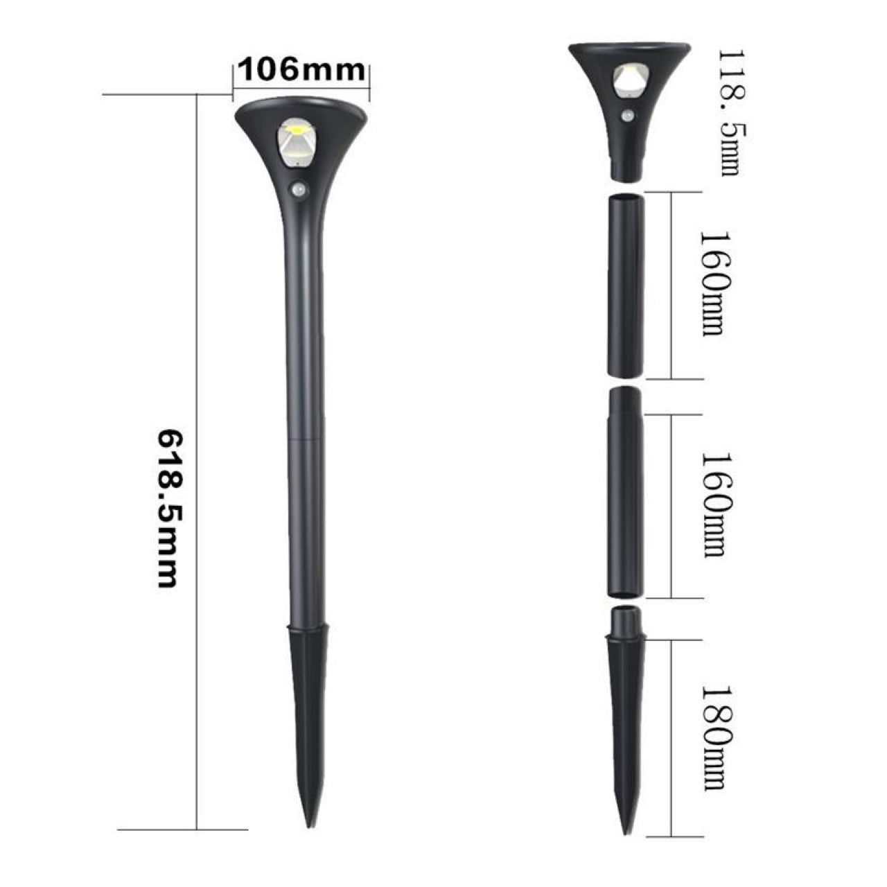 Solar Induction Ground Plug Light - Zambeel