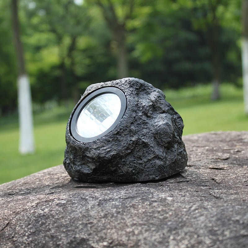 Solar Lamp Courtyard Lamp Outdoor Simulation Stone Lamp - Zambeel