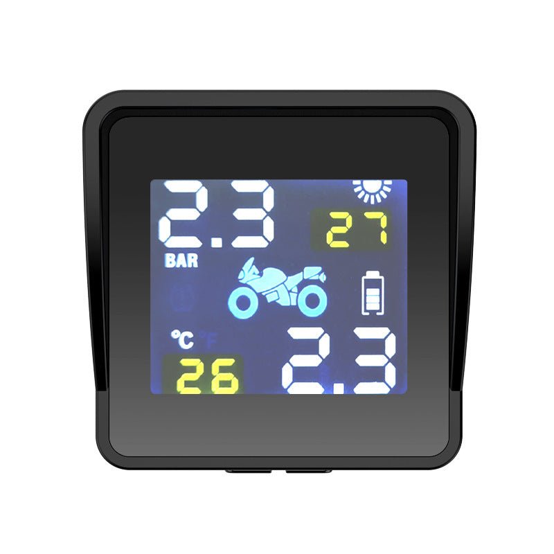 Solar Motorcycle Tire Pressure Monitor - Zambeel