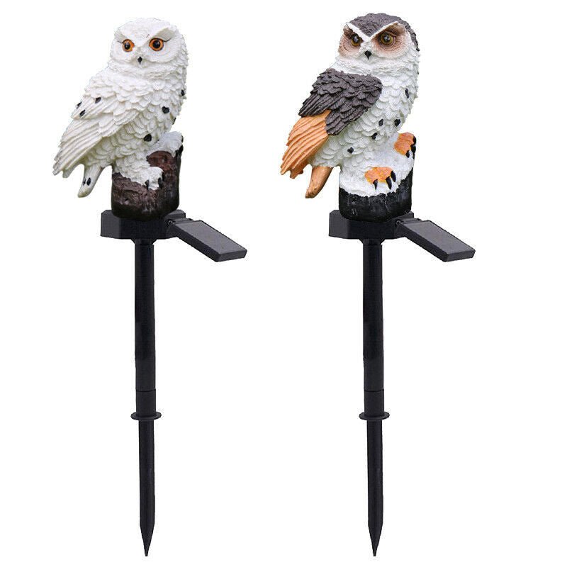 Solar Power LED Owl Parrot Lawn Light Outdoor Waterproof Garden Landscape Lamp - Zambeel