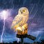 Solar Power LED Owl Parrot Lawn Light Outdoor Waterproof Garden Landscape Lamp - Zambeel