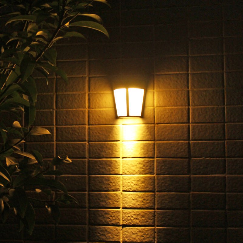 Solar Wall Lamp 6 LED Outdoor Waterproof Light Control Decorative Landscape Lamp - Zambeel