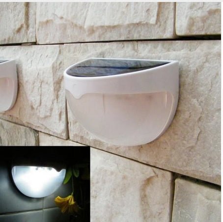 Solar wall lamp semi - circle LED solar wall lamp fence lamp solar energy semi - circle light control wall - Zambeel