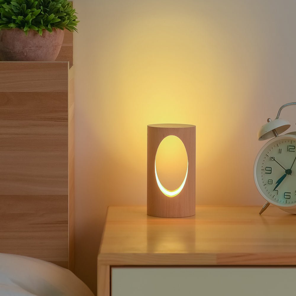 Solid wood LED reading lamp - Zambeel