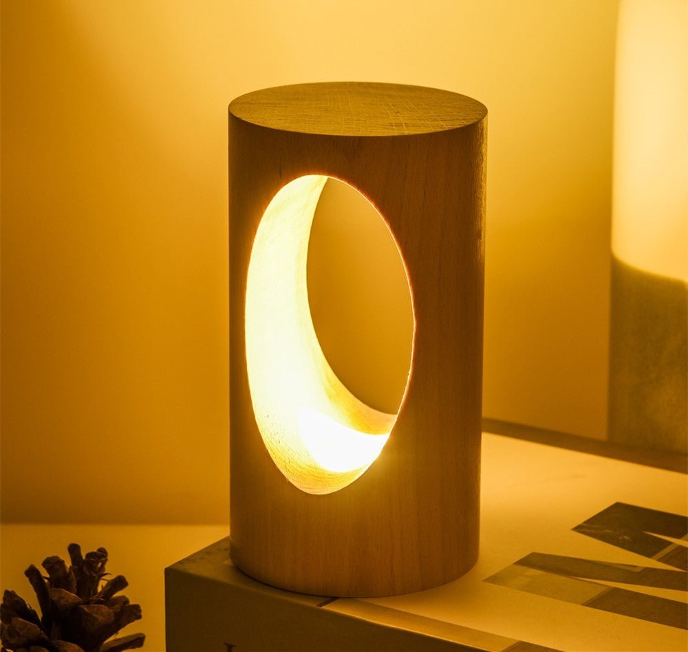 Solid wood LED reading lamp - Zambeel