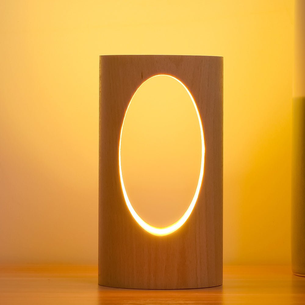 Solid wood LED reading lamp - Zambeel