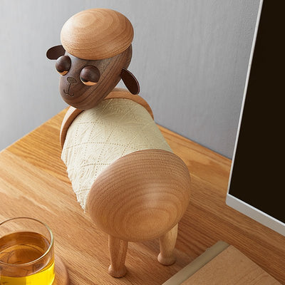 Solid Wood Tissue Holder Perforated Free Nordic Luxury Home Living Room Dining Table Roll Paper Holder - Zambeel