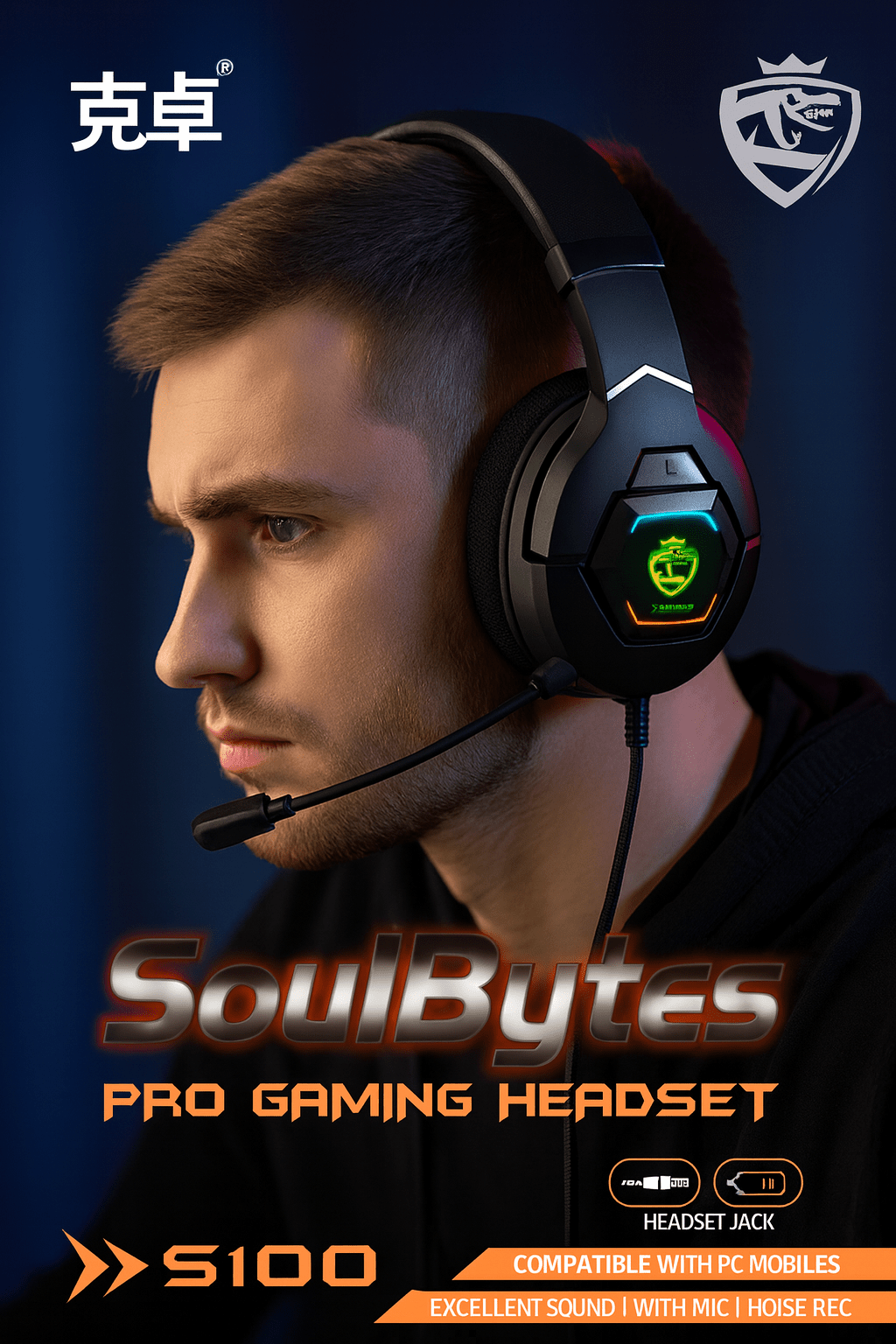 SoulBytes - Pro Gaming Headset - Zambeel