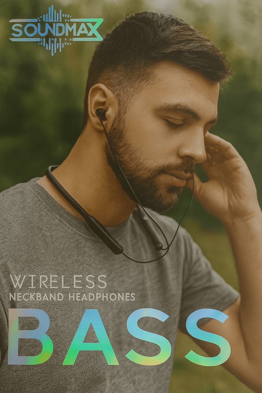 Soundmax - Wireless Neckband Headphones - Zambeel