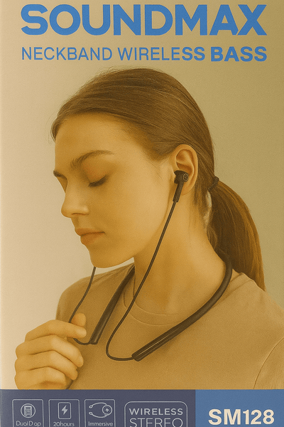 Soundmax - Wireless Neckband Headphones - Zambeel