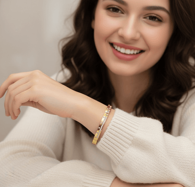 Sparkle Streak Elegant Bangle - Zambeel