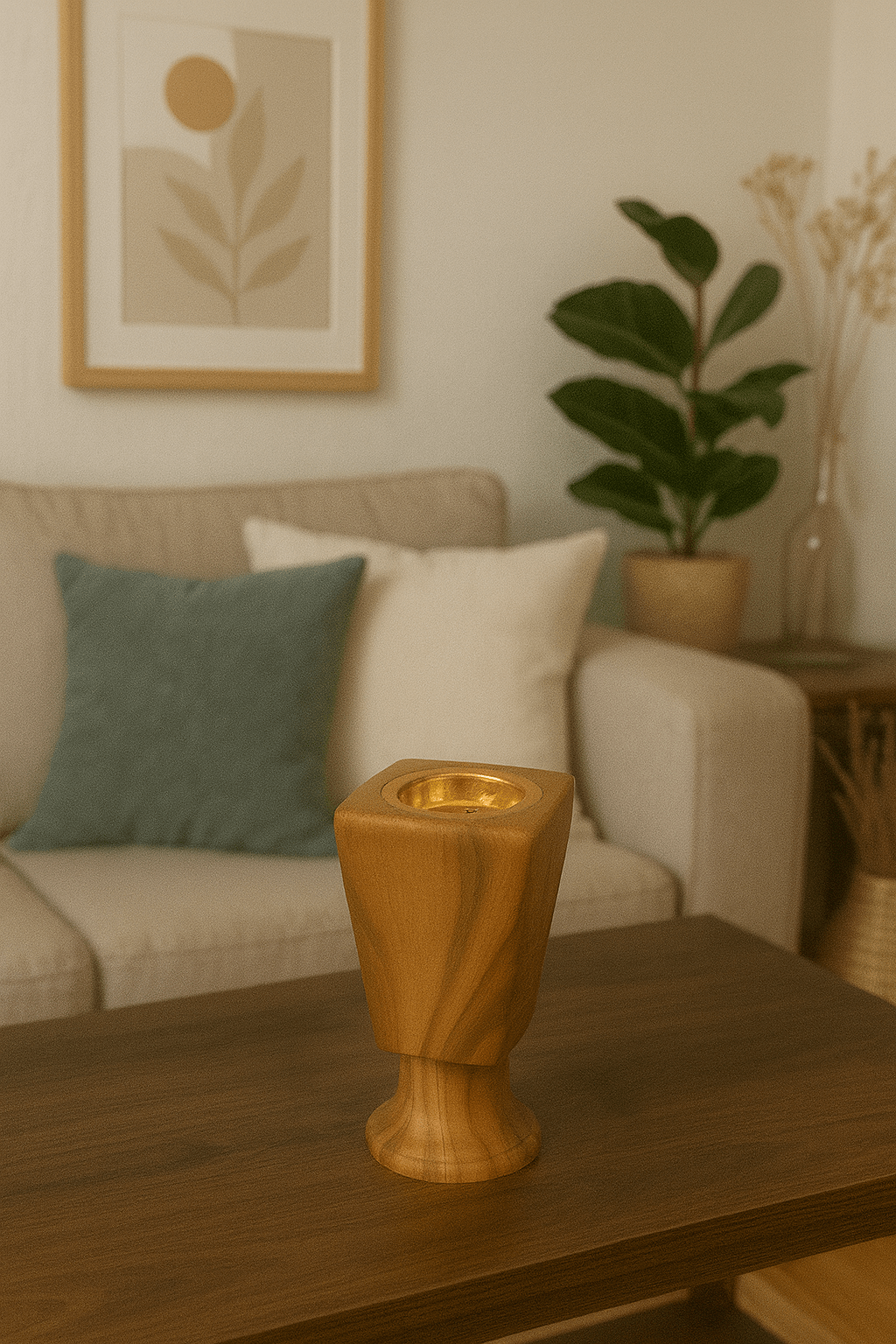 Square Wooden Bakhoor Holder - Zambeel