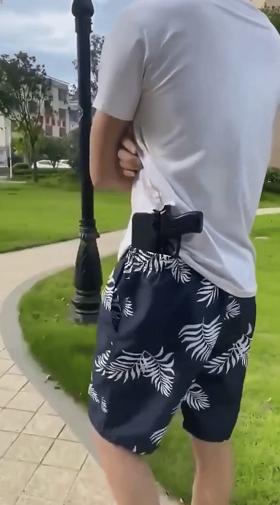 جراب هاتف ثلاثي الأبعاد بمقبض مسدس