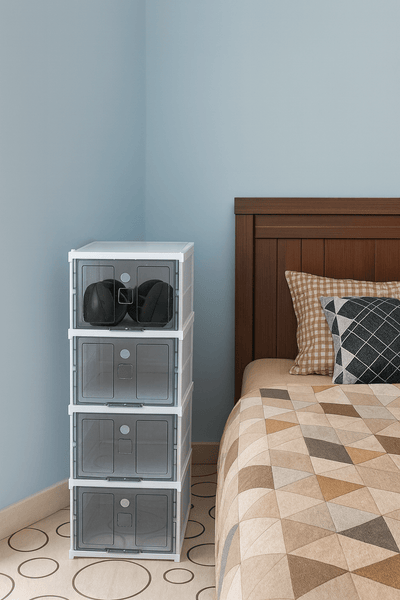 Stackable Transparent Shoe Storage Box - Zambeel