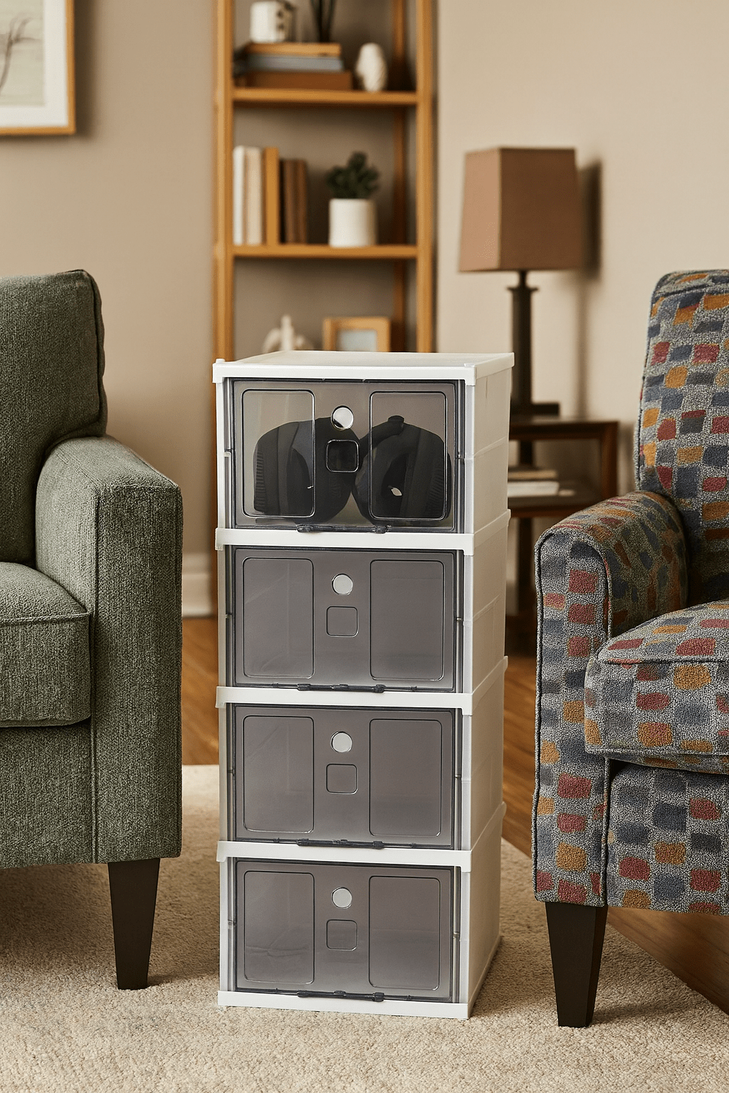 Stackable Transparent Shoe Storage Box - Zambeel