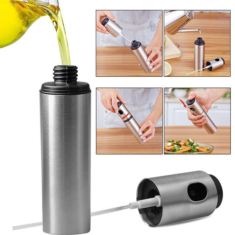 Stainless Steel Cooking Spray Oil Can - Zambeel