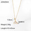 Stainless Steel Pearl Necklace Pendant For Women - Zambeel